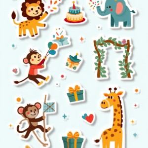 Birthdays & Anniversaries - Sticker Sheet v8